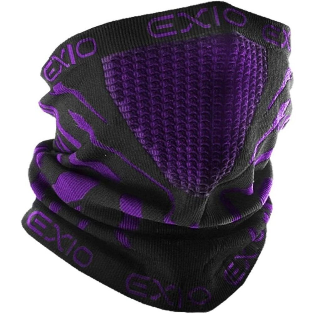 Men's Black/Purple Winter Neck Warmer Gaiter Balaclava Windproof Ski Face Mask